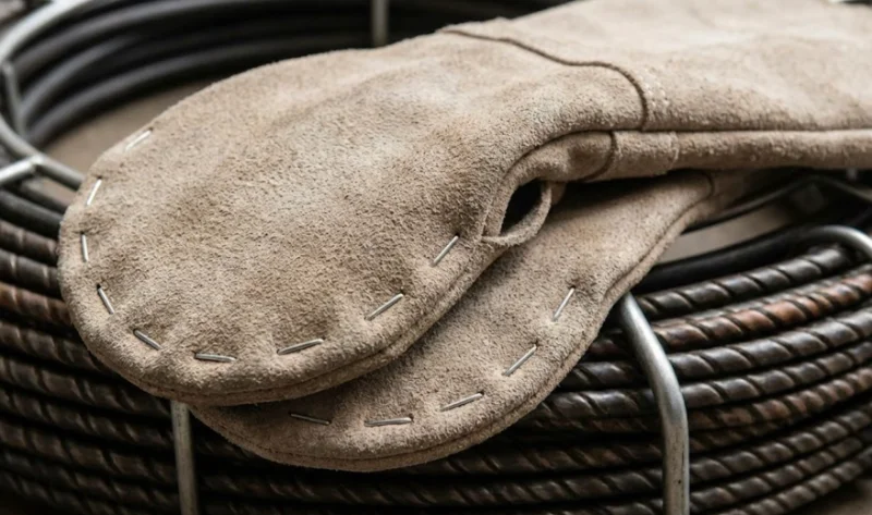 دستکش چرمی لوله بازکنی