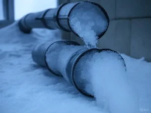 یخ زدن لوله های فاضلاب