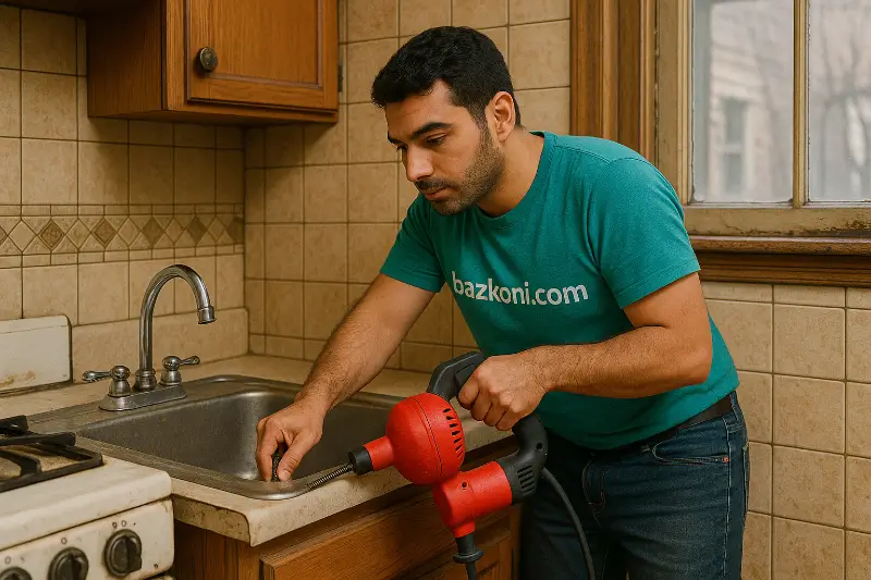 لوله بازکنی در شهرک آزادی