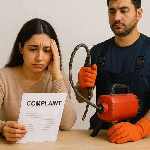 شکایت از لوله بازکنی