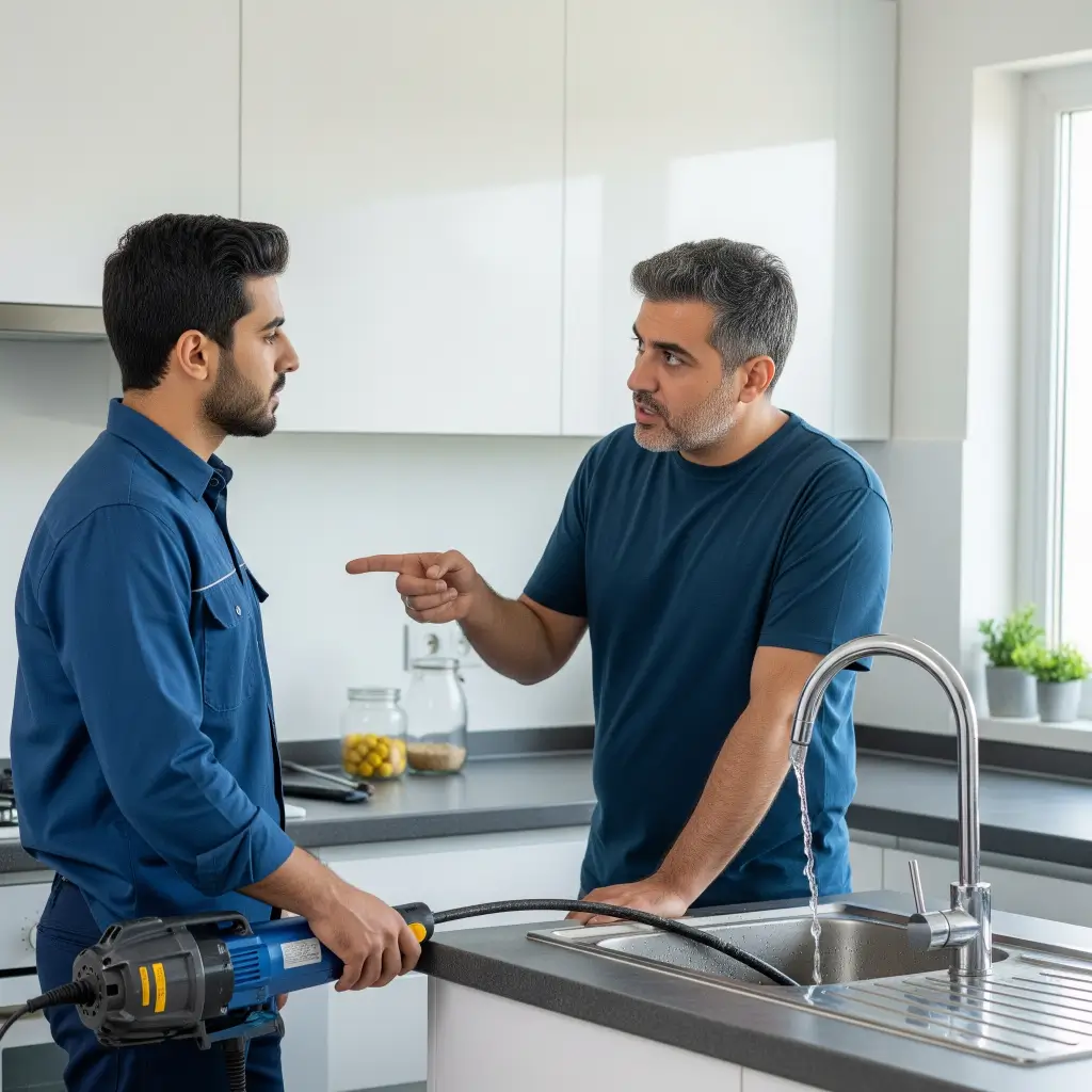 پیگیری شکایت از لوله بازکن