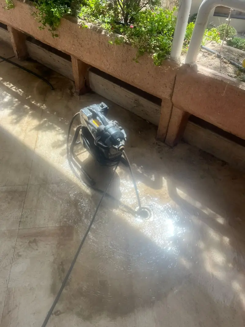 لوله بازکنی حیاط