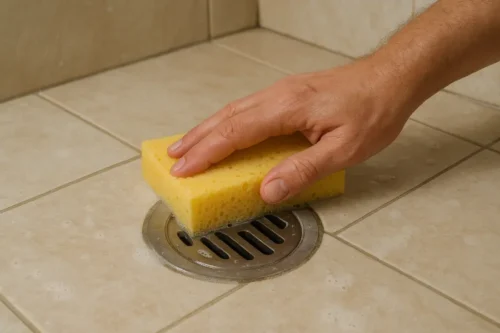 تمیز کردن کفشور حمام