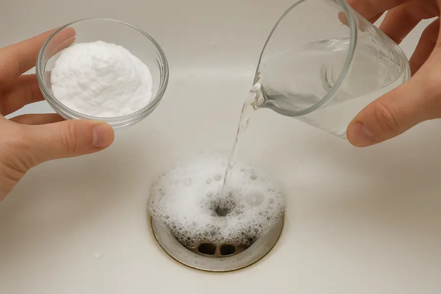 تمیز کردن حمام با جوش شیرین