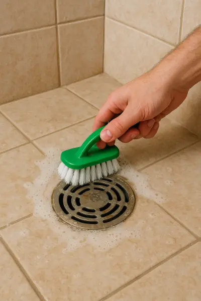 تمیز کردن کفشور حمام