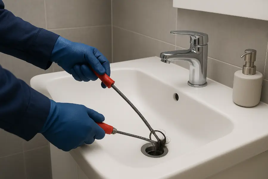 لوله بازکنی با فنر