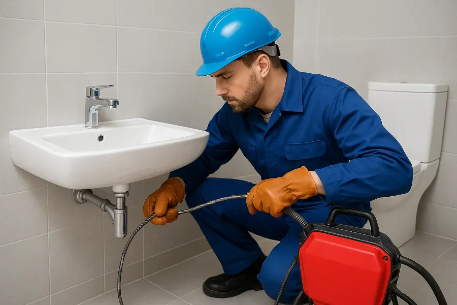 لوله بازکنی روشویی با فنر