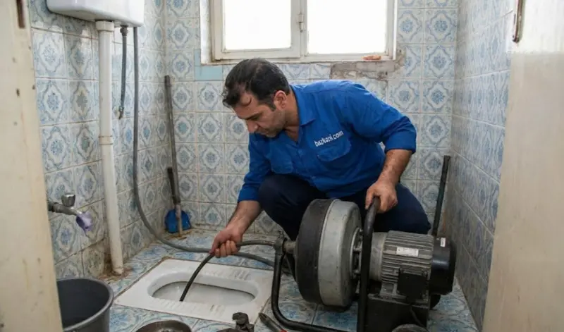 لوله بازکنی توالت در کرج