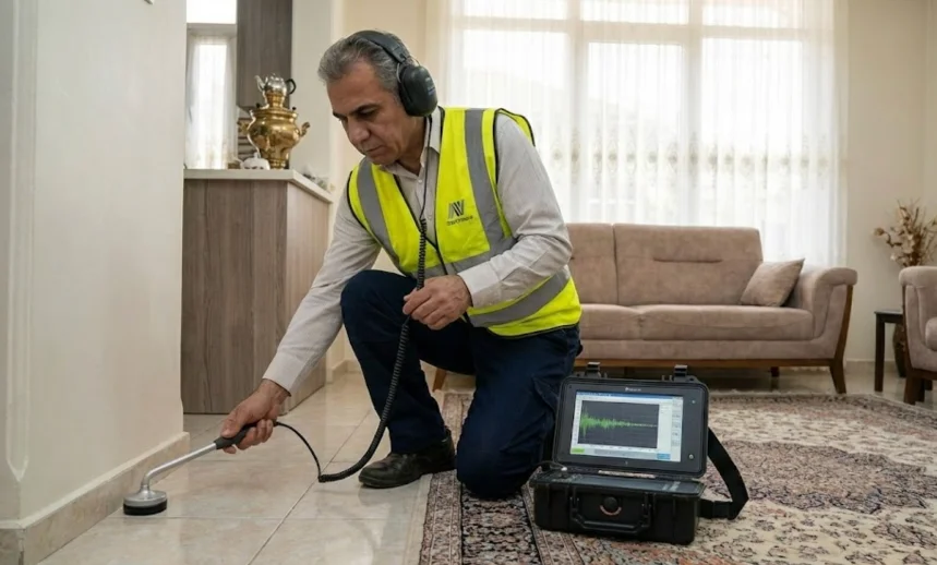 نشت یابی لوله فاضلاب