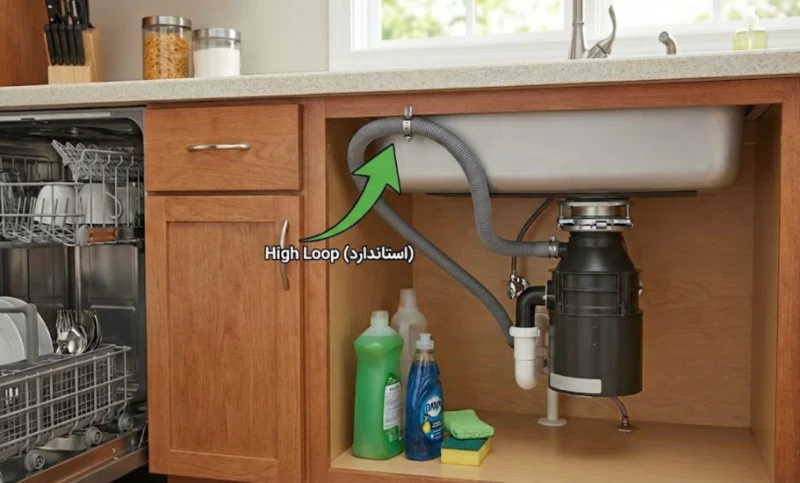 نحوه صحیح اتصال لوله تخلیه ظرفشویی