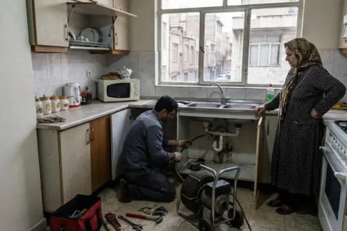 لوله بازکنی محله منیریه