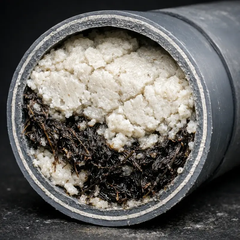 گرفتگی لوله فاضلاب با برنج و چای