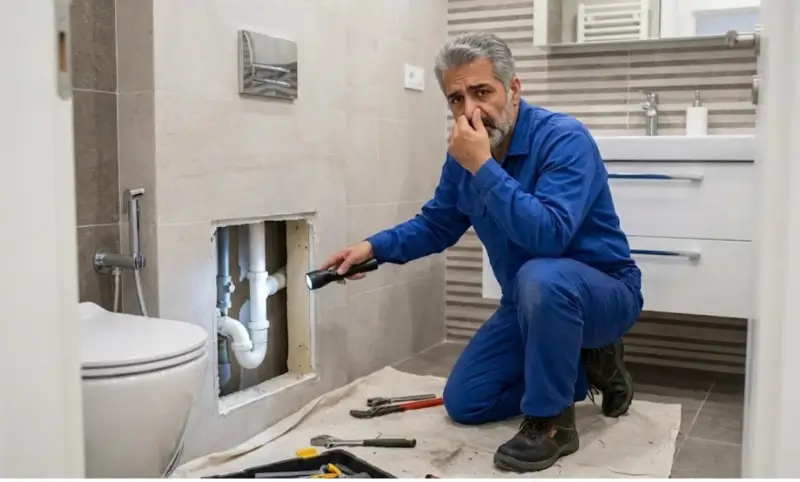 مشکل بوی فاضلاب بعد از بازسازی