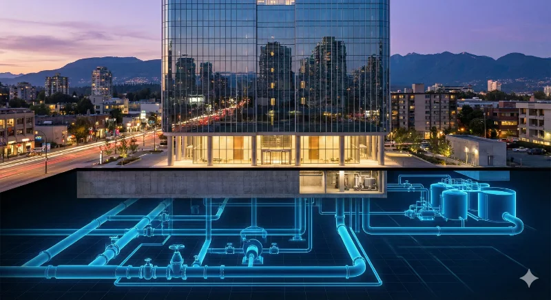 تاسیسات برج‌های اداری و تجاری