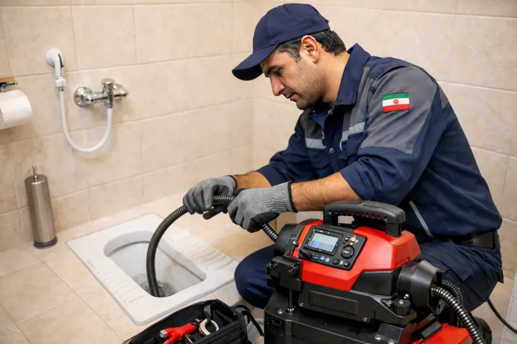 لوله بازکنی توالت 