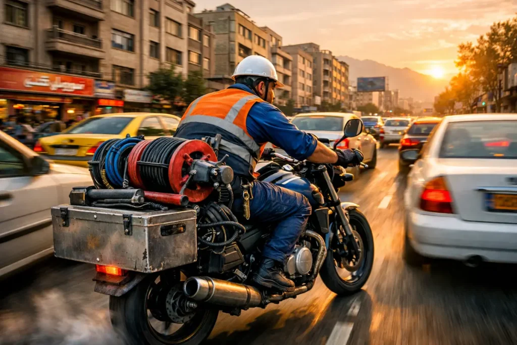 لوله بازکن موتوری در فرجام