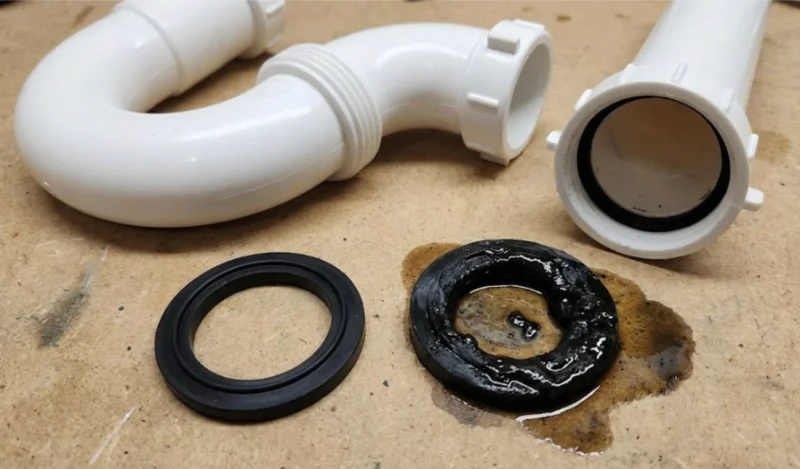 خراب شدن واشر با اسید