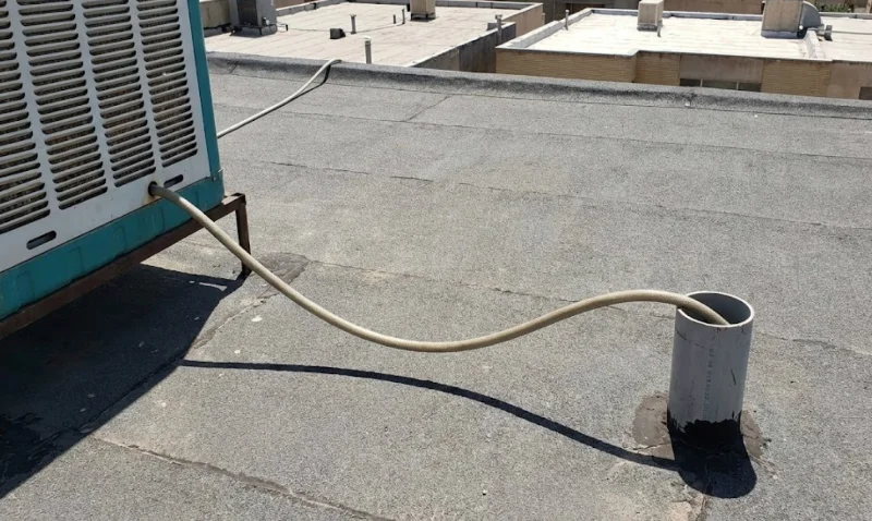 سرریز کولر آبی