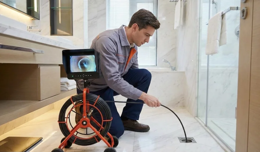 آندوسکوپی لوله فاضلاب هتل