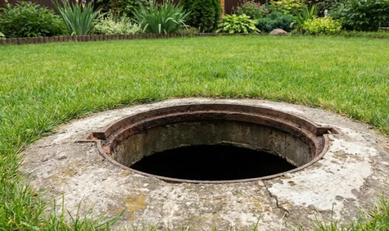 باز بودن سر منهول