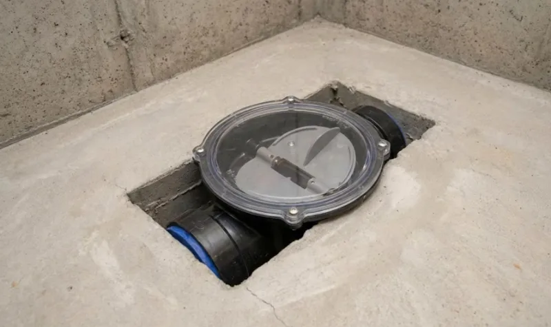 نصب شیر یک طرفه